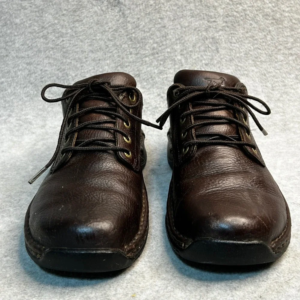 Men's Irish Setter Voyager 3853 Brown Leather Oxford Work Shoes 9.5D Slip Resist